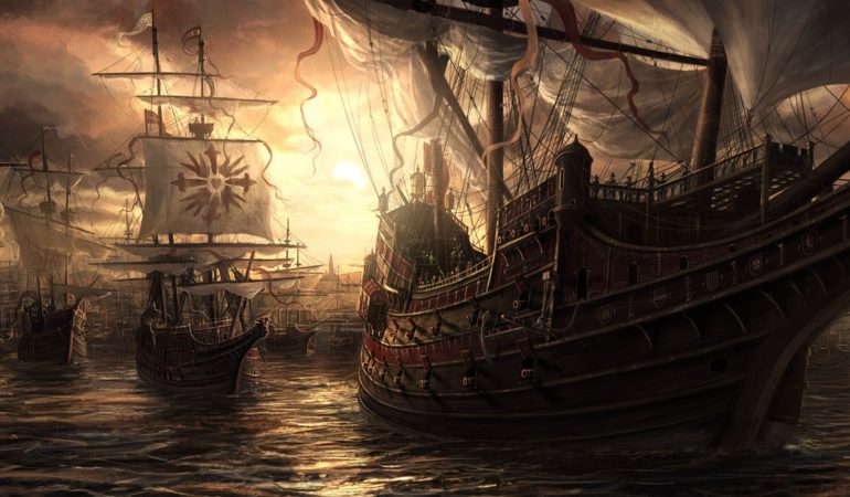 Раздел №845: Рассвет битвы - Переводы ранобэ - Чернокнижник в мире магов - Флотилия кораблей для битвы